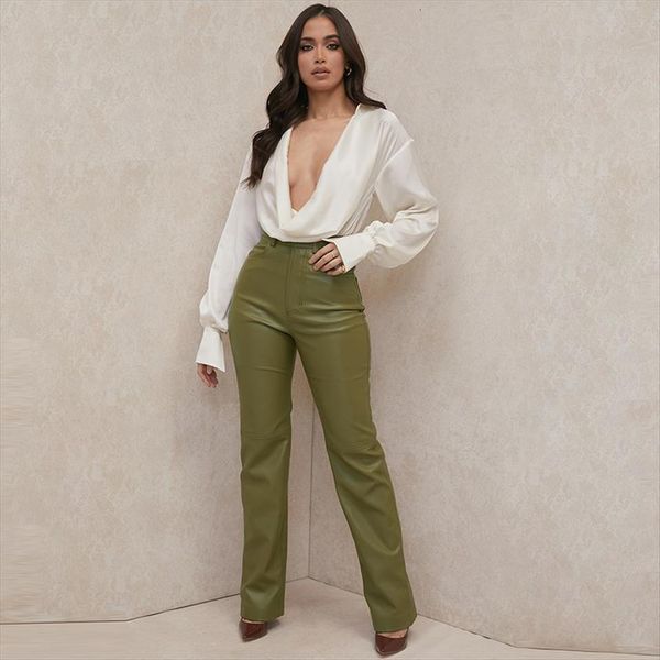 autumn pantalon cuir femme women pants high waist streetwear pantscuir fashion with pocket pu bag hip fleece straight leather trousers, Black;white
autumn pantalon cuir femme women pants high waist streetwear pantscuir fashion with pocket pu bag hip fleece straight leather trousers, Black;white