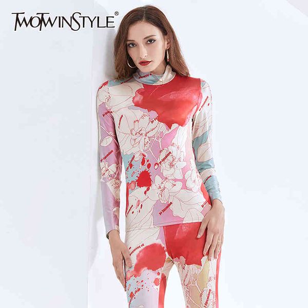 twowinsyle print shirt for women urtleneck long sleeve colorful hit color slim designer streetwear shirts female 210524, White
twowinsyle print shirt for women urtleneck long sleeve colorful hit color slim designer streetwear shirts female 210524, White