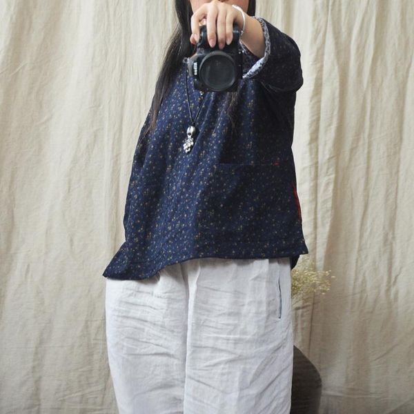 women's blouses & shirts women loose cute cotton linen floral shirt ladies vintage flower flax blouse pockets 2021 autumn spring, White
women's blouses & shirts women loose cute cotton linen floral shirt ladies vintage flower flax blouse pockets 2021 autumn spring, White