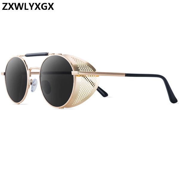 lx brand retro round metal sunglasses steampunk men women trend brand designer vintage sun glasses oculos de sol shades uv protection, White;black
lx brand retro round metal sunglasses steampunk men women trend brand designer vintage sun glasses oculos de sol shades uv protection, White;black
