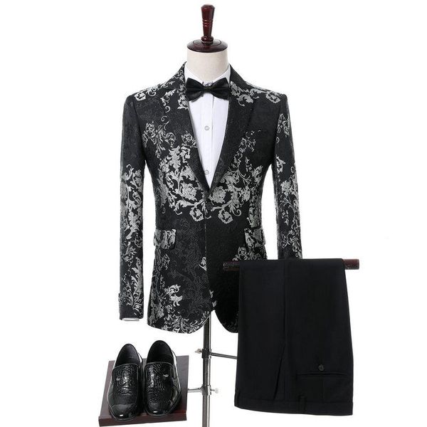 men's suits & blazers jeltoin smoking terno costume homme mariage tailor made suit fashion formal 3 pieces set men groom wedding dress, White;black
men's suits & blazers jeltoin smoking terno costume homme mariage tailor made suit fashion formal 3 pieces set men groom wedding dress, White;black