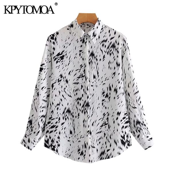 women fashion animal print loose blouses vintage long sleeve button-up female shirts blusas chic 210421, White
women fashion animal print loose blouses vintage long sleeve button-up female shirts blusas chic 210421, White