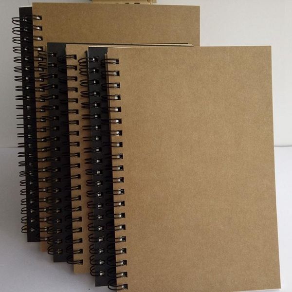 retro simple business notebook coil sketch kraft paper painting notepad diary blank inner pages students notepads, Purple;pink
retro simple business notebook coil sketch kraft paper painting notepad diary blank inner pages students notepads, Purple;pink