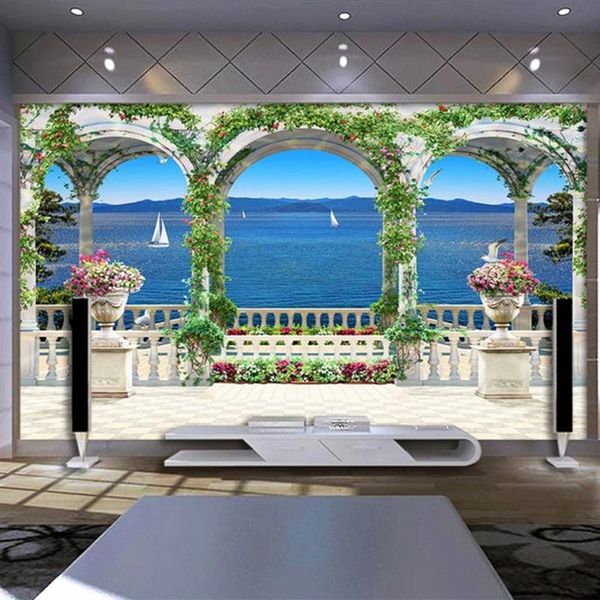 custom po wallpaper 3d seaside scenery backdrop wall mural living room bedroom restaurant painting paisagem waterproof wallpapers
custom po wallpaper 3d seaside scenery backdrop wall mural living room bedroom restaurant painting paisagem waterproof wallpapers