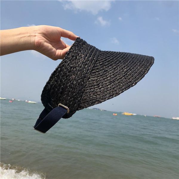 wide brim hats 202106-shi summer handmade black raffia grass without holiday beach lady sun cap women leisure hat, Blue;gray
wide brim hats 202106-shi summer handmade black raffia grass without holiday beach lady sun cap women leisure hat, Blue;gray