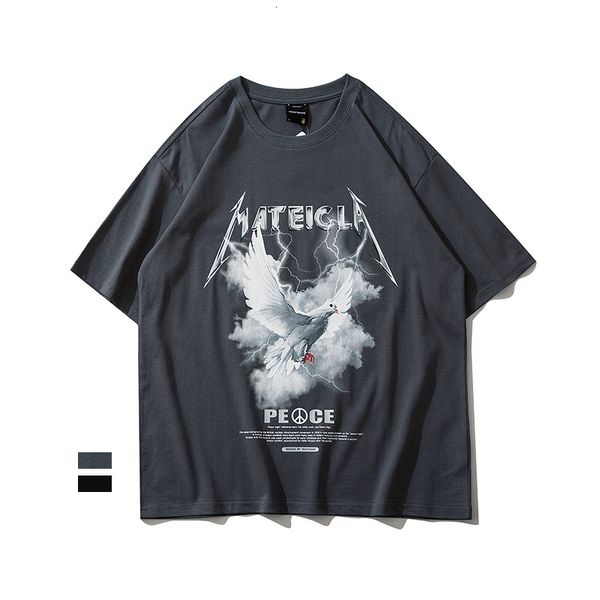 ins high street oversized half couple large sleeve dark men's and women's same round neck cotton short t-shirt, White;black
ins high street oversized half couple large sleeve dark men's and women's same round neck cotton short t-shirt, White;black