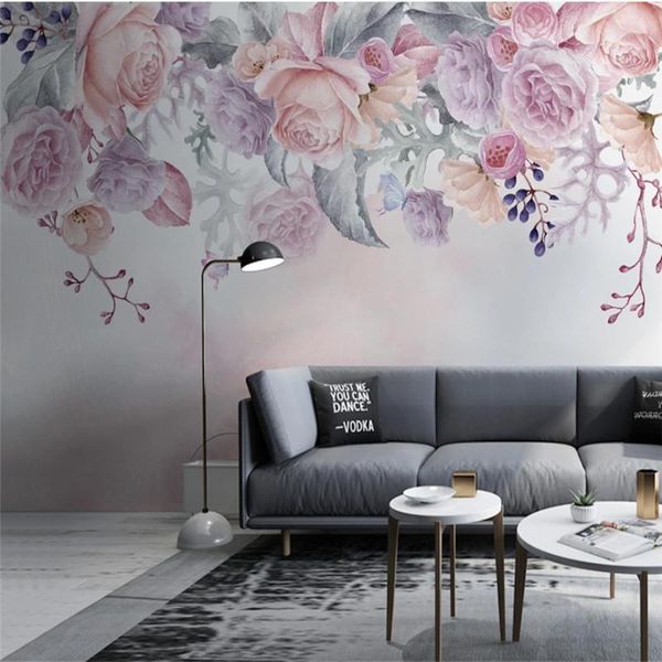 wallpapers nordic watercolor rose flower wall paper mural coverings romantic living room sofa bedroom background floral wallpaper 3d
wallpapers nordic watercolor rose flower wall paper mural coverings romantic living room sofa bedroom background floral wallpaper 3d