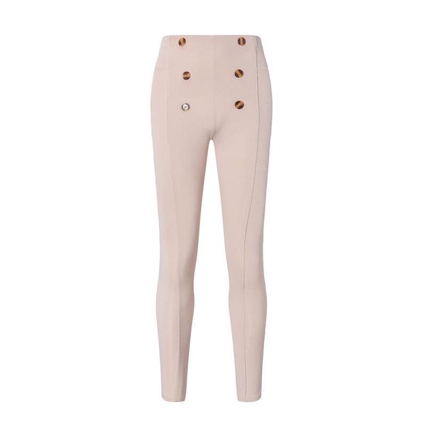 women's leggings women stretchy high waist solid button bandage casual pencil legging trousers female fashion pants, Black
women's leggings women stretchy high waist solid button bandage casual pencil legging trousers female fashion pants, Black