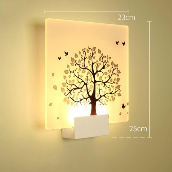 plant mural wall lamp 6w led night acrylic sconce light modern indoor decoration for bedroom bedside living room
plant mural wall lamp 6w led night acrylic sconce light modern indoor decoration for bedroom bedside living room