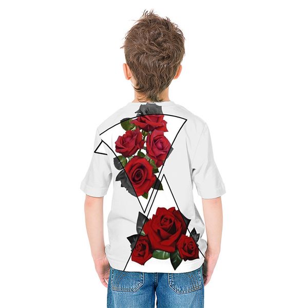 red rose pattern children 3d printing t-shirt animal print summer daily sweatshirt round neck short sleeve high quality, Blue
red rose pattern children 3d printing t-shirt animal print summer daily sweatshirt round neck short sleeve high quality, Blue