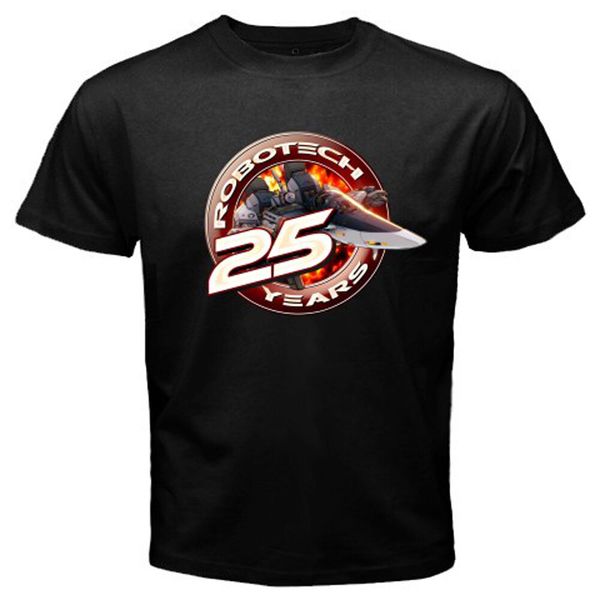 New Robotech 25 Years Anniversary Anime Men's Black T-Shirt Size S to 3XL, White;black
New Robotech 25 Years Anniversary Anime Men's Black T-Shirt Size S to 3XL, White;black