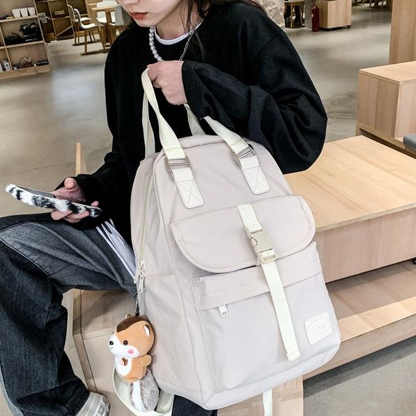 backpack waterproof nylon women men portable ring buckle travel bag college girl boy schoolbag mochilas
backpack waterproof nylon women men portable ring buckle travel bag college girl boy schoolbag mochilas