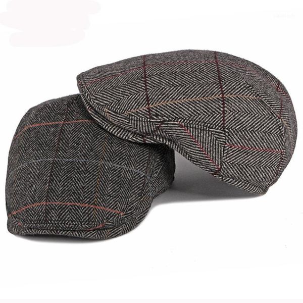 tweed plaid beret cap for men's casual sboy caps men france flat fashion peaked ivy gatsby hat classic berets, Blue;gray
tweed plaid beret cap for men's casual sboy caps men france flat fashion peaked ivy gatsby hat classic berets, Blue;gray