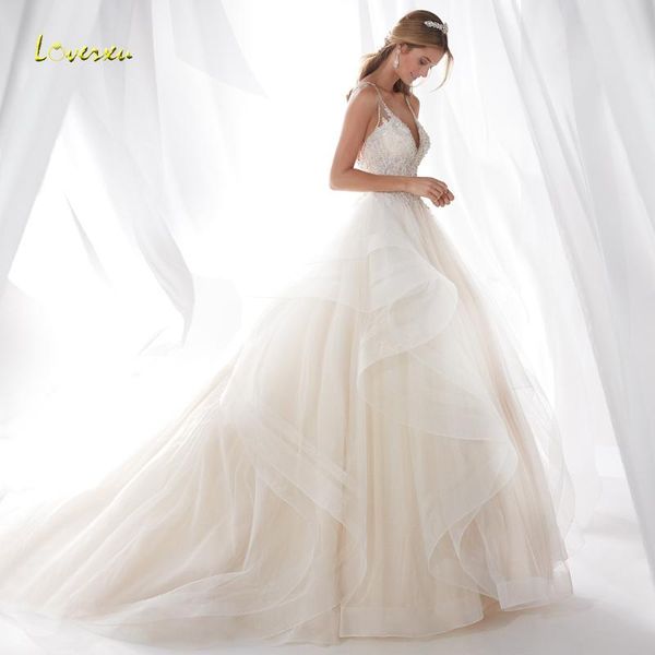 other wedding dresses loverxu backless v neck ruffles a line dress 2021 luxury appliques beaded spaghetti straps vintage bridal gowns, White
other wedding dresses loverxu backless v neck ruffles a line dress 2021 luxury appliques beaded spaghetti straps vintage bridal gowns, White
