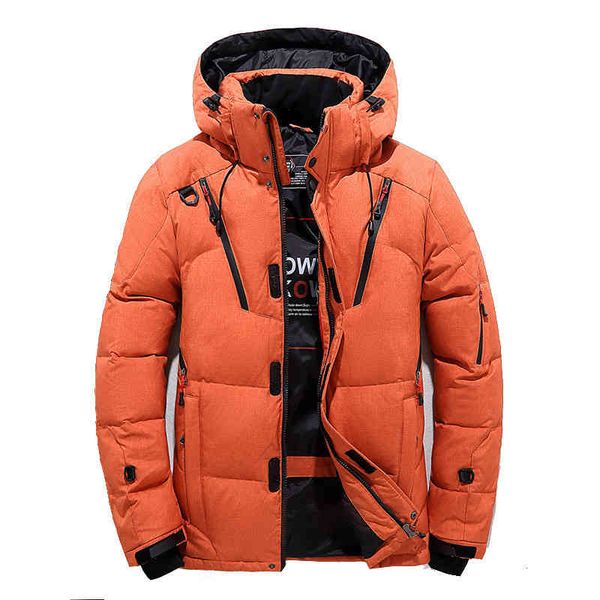 down men winter jackets white duck thicken hood parkas homme zippers outwear abz499, Black
down men winter jackets white duck thicken hood parkas homme zippers outwear abz499, Black