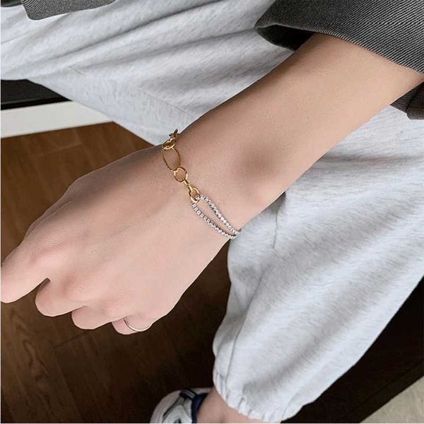 link, chain find me hip hop alloy zircon two-color splicing geometric pendant bracelet for women jewelry accessories, Black
link, chain find me hip hop alloy zircon two-color splicing geometric pendant bracelet for women jewelry accessories, Black