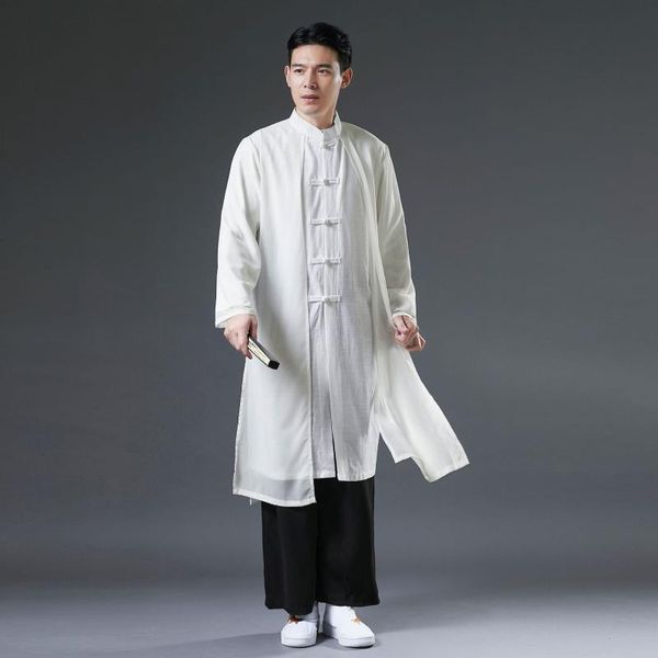 ethnic clothing spring men chinese traditional chiffon robe gown solid plus size xl loose tang mandarin collar hanfu shirt retro button, Red
ethnic clothing spring men chinese traditional chiffon robe gown solid plus size xl loose tang mandarin collar hanfu shirt retro button, Red