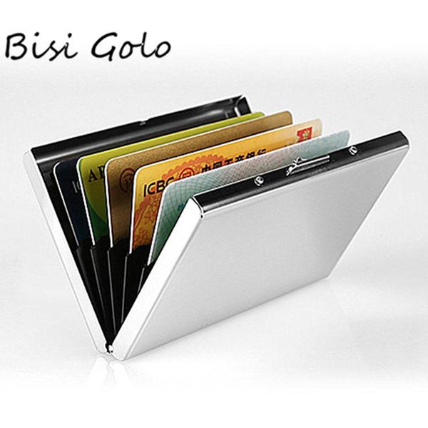stainless steel id card holder women men metal aluminium cases bank package fashion protector holders, Brown;gray
stainless steel id card holder women men metal aluminium cases bank package fashion protector holders, Brown;gray