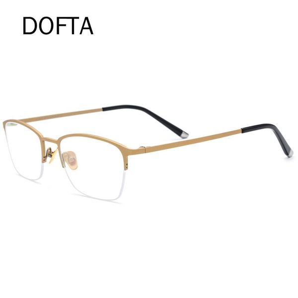 fashion sunglasses frames dofta pure titanium glasses frame men vintage semi rimless half optical prescription eyeglasses eyewear women 7038, Black
fashion sunglasses frames dofta pure titanium glasses frame men vintage semi rimless half optical prescription eyeglasses eyewear women 7038, Black