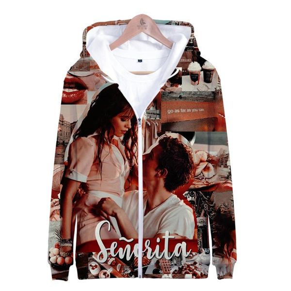 women's hoodies & sweatshirts senorita camila cabello cool shawn mendes fashion style zipper sweatshirt parent-kids stylish zip-up, Black
women's hoodies & sweatshirts senorita camila cabello cool shawn mendes fashion style zipper sweatshirt parent-kids stylish zip-up, Black
