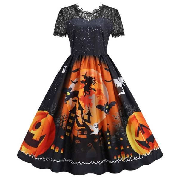 casual dresses halloween women lace patchwork a-line dress short sleeve housewife o-neck harajuku evening party slim plus size #t2q, Black;gray
casual dresses halloween women lace patchwork a-line dress short sleeve housewife o-neck harajuku evening party slim plus size #t2q, Black;gray