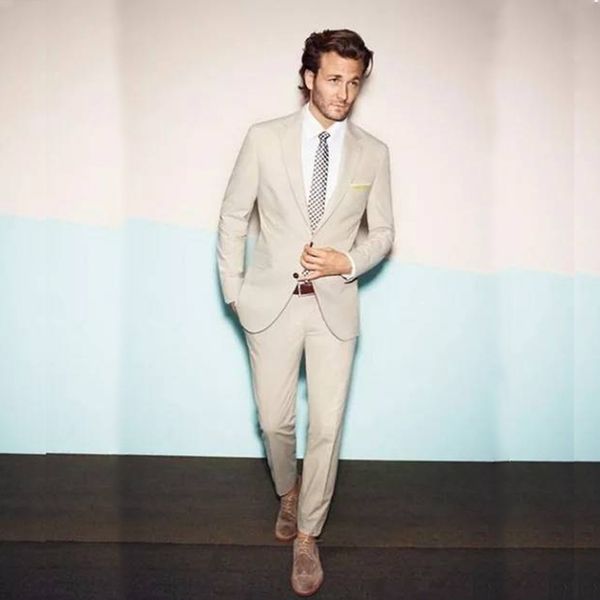 two pieces new arrival mens suit 2021 slim fit two button notched lapel beige wedding suit groom wear blazer, Black
two pieces new arrival mens suit 2021 slim fit two button notched lapel beige wedding suit groom wear blazer, Black