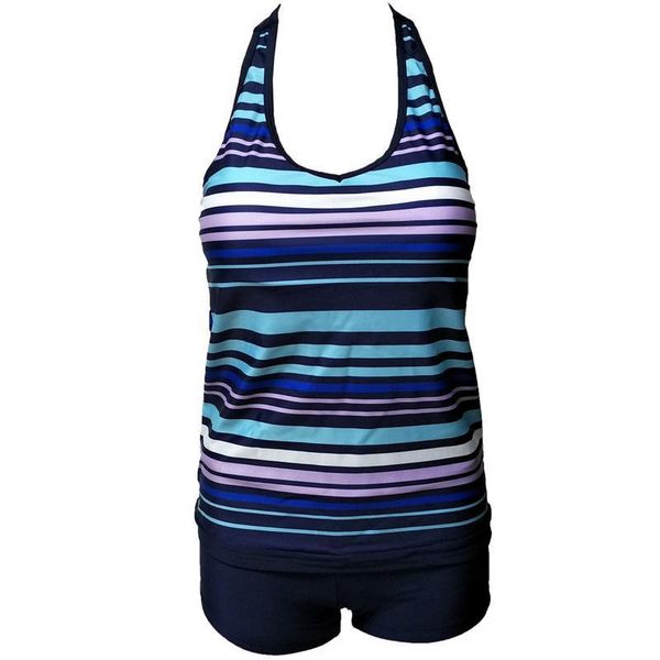 Women' Bikini Swimwear 2021 Split Fat Woman' Fattening Enlarged Striped Sports, Navy blue
Women' Bikini Swimwear 2021 Split Fat Woman' Fattening Enlarged Striped Sports, Navy blue
