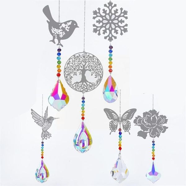 garden decorations crystal pendants prisms hanging glass chandelier butterfly pattern wind chimes rainbow chaser home window curtains decor
garden decorations crystal pendants prisms hanging glass chandelier butterfly pattern wind chimes rainbow chaser home window curtains decor