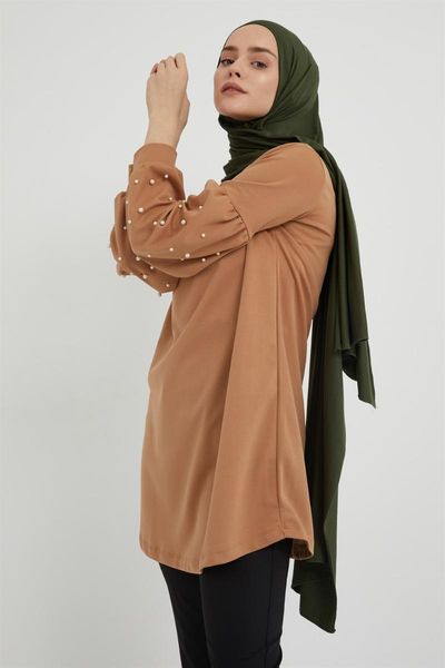 ethnic clothing pearl detailed balloon sleeve tunic turkey long women abaya muslim blouse clothes arabic islamic, Red
ethnic clothing pearl detailed balloon sleeve tunic turkey long women abaya muslim blouse clothes arabic islamic, Red