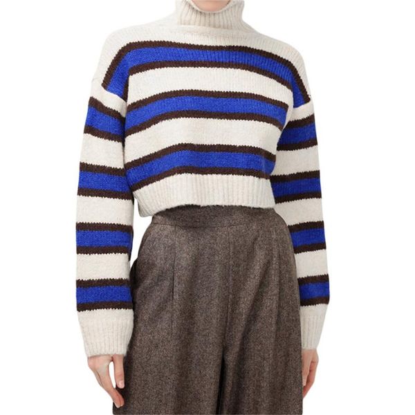 women's sweaters long sleeve windproof sweater, patchwork color thermal , high collar pullover, White;black
women's sweaters long sleeve windproof sweater, patchwork color thermal , high collar pullover, White;black