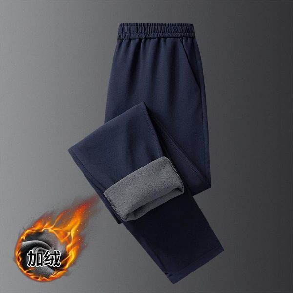 men's pants winter plus velvet thickening couple outdoor quick-drying loose straight-leg sports waterproof casual, Black
men's pants winter plus velvet thickening couple outdoor quick-drying loose straight-leg sports waterproof casual, Black