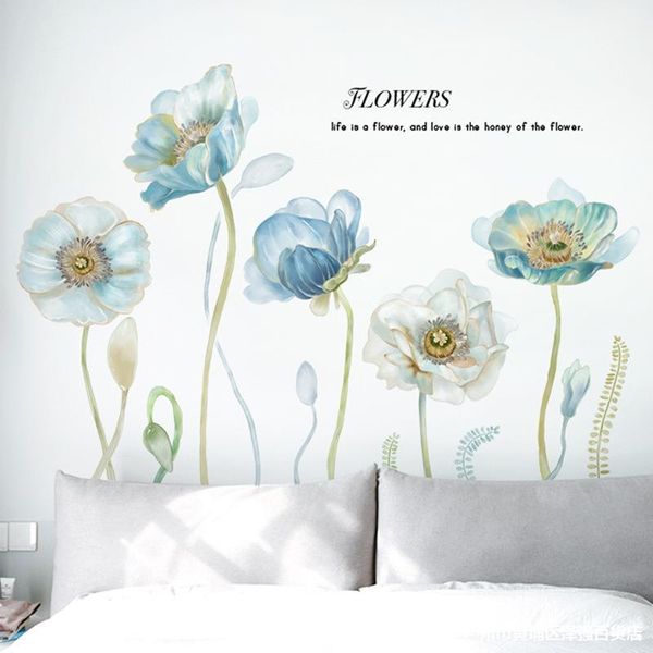 wall stickers creative romantic blue flower warm sticker self-adhesive bedroom living room decoration house sofa background
wall stickers creative romantic blue flower warm sticker self-adhesive bedroom living room decoration house sofa background