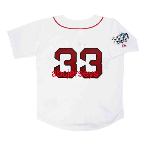 stitched custom jason varitek 2004 home white world series jersey add name number baseball jersey xs-6xl, Black
stitched custom jason varitek 2004 home white world series jersey add name number baseball jersey xs-6xl, Black