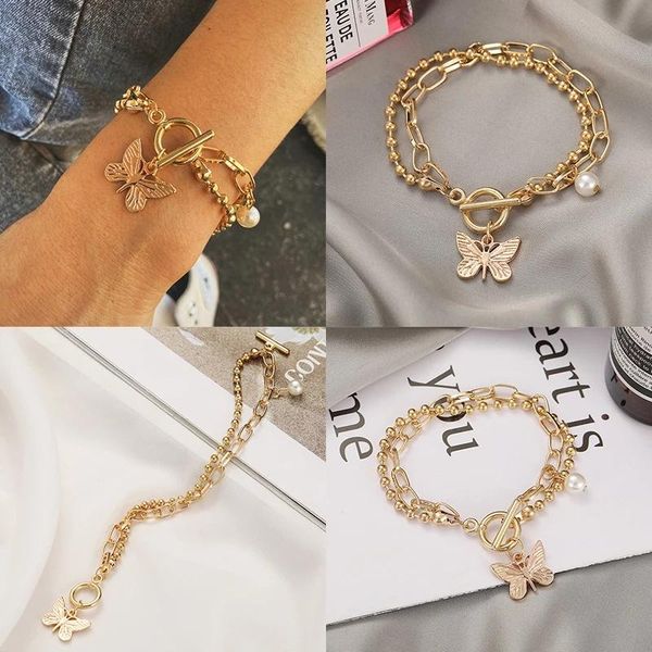 bohemian chains butterfly bracelets elegant cuff bangle for women gold color chain bracelet sets vintage boho jewelry gifts, Golden;silver
bohemian chains butterfly bracelets elegant cuff bangle for women gold color chain bracelet sets vintage boho jewelry gifts, Golden;silver