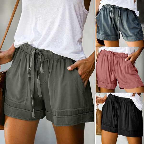 high waist shorts for women summer women's korean style casual loose high-waist strappy wide-leg short beach 210517, White;black
high waist shorts for women summer women's korean style casual loose high-waist strappy wide-leg short beach 210517, White;black