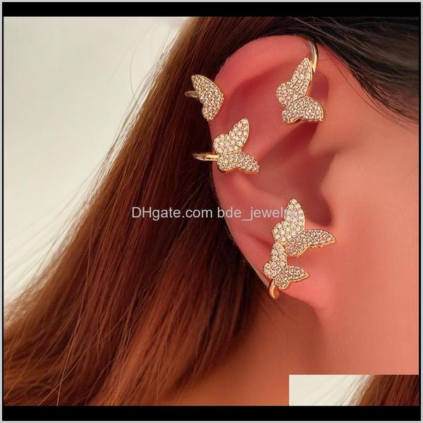 jewelrypretty diamond 3d butterfly ear fashion luxury designer cuff earrings for woman girls gold gift box drop delivery 2021 5tqn7, Silver
jewelrypretty diamond 3d butterfly ear fashion luxury designer cuff earrings for woman girls gold gift box drop delivery 2021 5tqn7, Silver