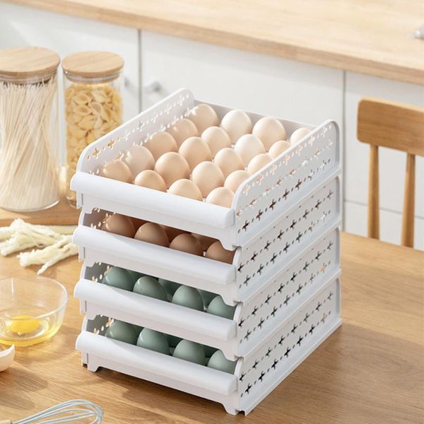 storage bottles & jars 20/60 grids double layer egg box food protect holder plastic refrigerator space saver container kitchen organizer cas
storage bottles & jars 20/60 grids double layer egg box food protect holder plastic refrigerator space saver container kitchen organizer cas