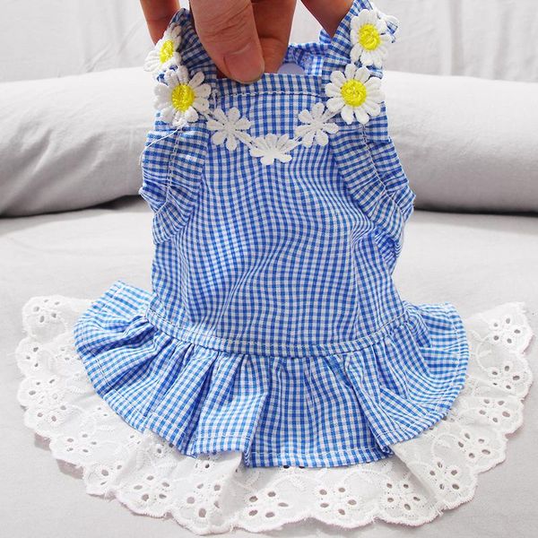 dog apparel dress mini blue grid sun lace skirt spring summer pets outfits clothes for small puppy pet costume zm815
dog apparel dress mini blue grid sun lace skirt spring summer pets outfits clothes for small puppy pet costume zm815