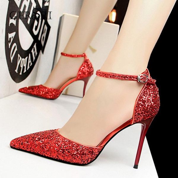 dress shoes gersri 2021 women pumps bling high heels glitter 9.5cm heel woman wedding gold red, Black
dress shoes gersri 2021 women pumps bling high heels glitter 9.5cm heel woman wedding gold red, Black