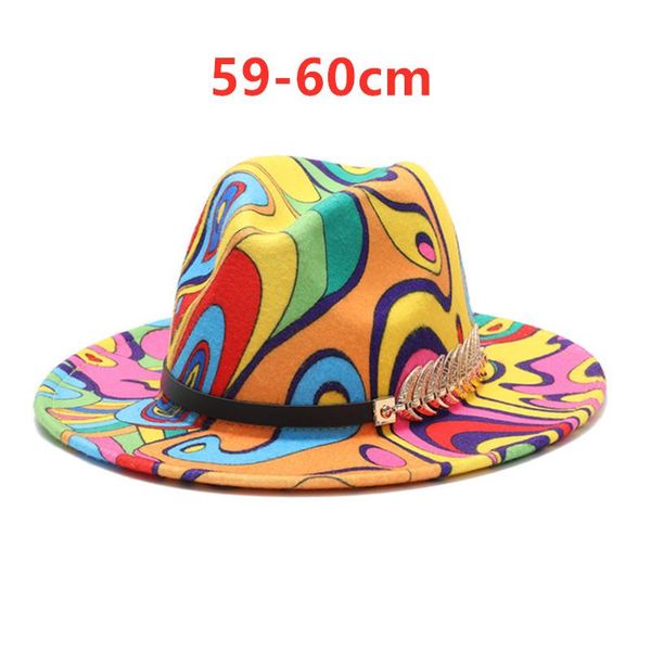 wide brim hats women summer 60cm colorful tie dye fedora panama hat woolen jazz men felt wool-like, Blue;gray
wide brim hats women summer 60cm colorful tie dye fedora panama hat woolen jazz men felt wool-like, Blue;gray