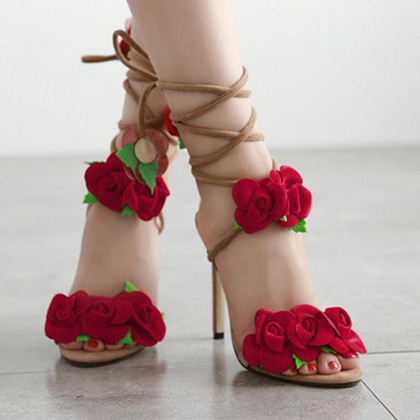 luxury shoes women fashion high heels wedding woman cross -tied lace-up rose flower red pumps sandals, Black
luxury shoes women fashion high heels wedding woman cross -tied lace-up rose flower red pumps sandals, Black