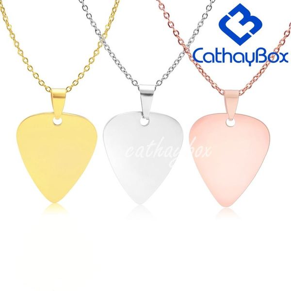 pendant necklaces 50pcs/ lot silver color stainless steel guitar pick blank dog tag charm for your own
pendant necklaces 50pcs/ lot silver color stainless steel guitar pick blank dog tag charm for your own