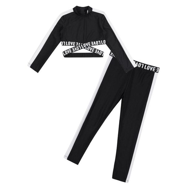 clothing sets kids girls sports tracksuit long sleeve letter print tanks crop with leggings workout dancewear gymnastics dance outfit, White
clothing sets kids girls sports tracksuit long sleeve letter print tanks crop with leggings workout dancewear gymnastics dance outfit, White