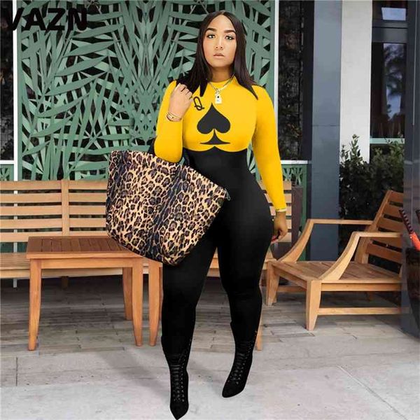 vazn 2021 autumn upsurge patchwork young energy regular daily style full sleeve high waist elastic women pencil jumpsuits, Black;white
vazn 2021 autumn upsurge patchwork young energy regular daily style full sleeve high waist elastic women pencil jumpsuits, Black;white