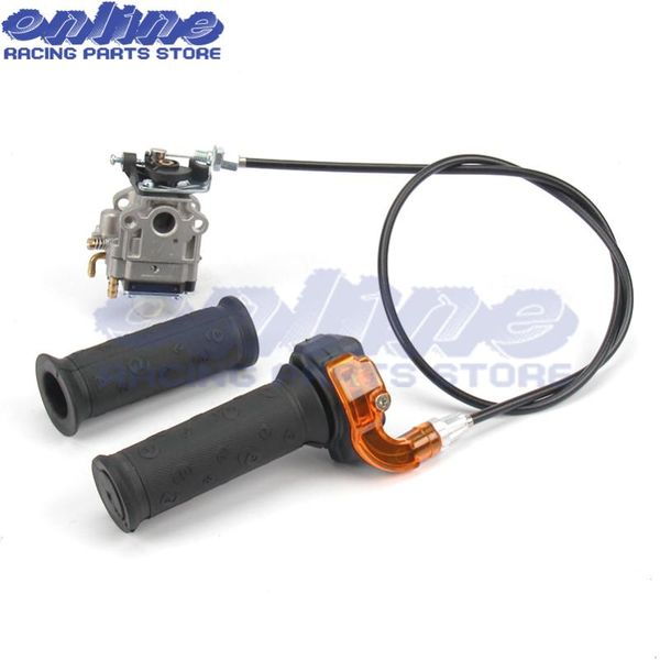 baluya motorcycle fuel system throttle settle grip cable carburetor kit for 47cc 49cc mini pocket bike dirt racing atv quad 2 stroke engine
baluya motorcycle fuel system throttle settle grip cable carburetor kit for 47cc 49cc mini pocket bike dirt racing atv quad 2 stroke engine