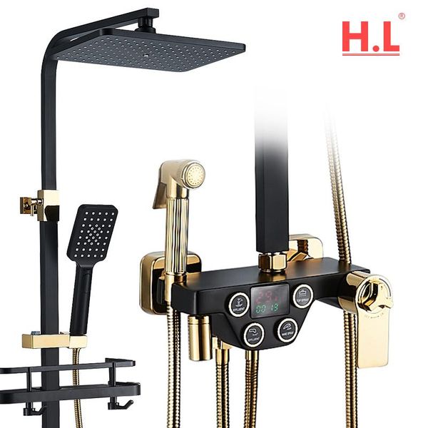 bathroom shower sets black display thermostatic faucet set rainfall bathtub tap with shelf water flow produces electricity
bathroom shower sets black display thermostatic faucet set rainfall bathtub tap with shelf water flow produces electricity