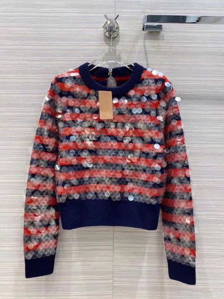 women's sweaters high edition red striped sequin woman knit sweater style for autumn and winter fashion designer jumper luxury gr0w, White;black
women's sweaters high edition red striped sequin woman knit sweater style for autumn and winter fashion designer jumper luxury gr0w, White;black