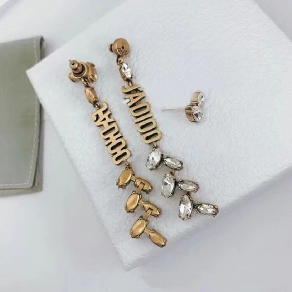 design jewelry earrings years' new letter wheat ear eye style crystal net red earrings, Silver 
design jewelry earrings years' new letter wheat ear eye style crystal net red earrings, Silver