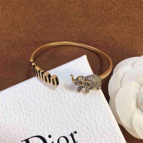 75% off outlet online new year letter elephant open bracelet made high-end brass, Black
75% off outlet online new year letter elephant open bracelet made high-end brass, Black
