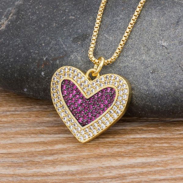 chains 2021 selling charm heart pendant necklaces for women fashion copper cubic zirconia jewelry ladies gold color necklace gifts, Silver
chains 2021 selling charm heart pendant necklaces for women fashion copper cubic zirconia jewelry ladies gold color necklace gifts, Silver